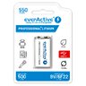akumulatorek everActive 6F22/9V Li-ion 550 mAh z USB TYP C