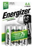 Akumulatorki Energizer R6/AA Ni-MH 1300mAh Universal - 4 sztuki