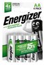 ZESTAW Ładowarka akumulatorków Ni-MH everActive NC-450 Black Edition + 4x Akumulatorki R6 ENERGIZER POWER PLUS 2000 HR6