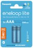 Akumulatorki Panasonic Eneloop Lite NEW R03 AAA 550mAh BK-4LCCE/2BE (blister) - 2 sztuki