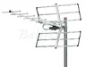 Antena TV zewnętrzna Yagi UDA BLOW ATD21 ze wzmacniaczem