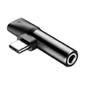 Baseus CATL41-01 adapter audio USB-C do Mini Jack 3.5mm + USB-C