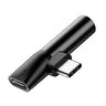 Baseus CATL41-01 adapter audio USB-C do Mini Jack 3.5mm + USB-C