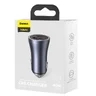 Baseus CCJD-0G 40W szybka ładowarka samochodowa z gniazdem USB Quick Charge 3.0 + USB-C PD