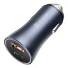 Baseus CCJD-0G 40W szybka ładowarka samochodowa z gniazdem USB Quick Charge 3.0 + USB-C PD