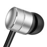Baseus Encok H04 HGH04-0S słuchawki przewodowe dokanałowe z mikrofonem srebrne