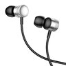 Baseus Encok H04 HGH04-0S słuchawki przewodowe dokanałowe z mikrofonem srebrne