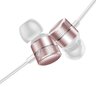 Baseus Encok H04 HGH04-09 słuchawki przewodowe dokanałowe z mikrofonem różowe