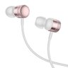 Baseus Encok H04 HGH04-09 słuchawki przewodowe dokanałowe z mikrofonem różowe
