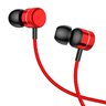 Baseus Encok H04 HGH04-09 słuchawki przewodowe dokanałowe z mikrofonem czerwone