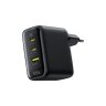 Baseus GaN EnerFill FE22 E0123800 100W szybka ładowarka sieciowa z 2 gniazdami USB-C PD oraz USB Baseus GaN EnerFill FE22 E0123800 100W szybka ładowarka sieciowa z 2 gniazdami USB-C PD oraz USB