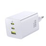 Baseus GaN EnerFill FE11 P10182102213-00 100W szybka ładowarka sieciowa z 2 gniazdami USB-C PD oraz USB