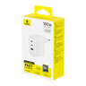 Baseus GaN EnerFill FE22 E0123801 100W szybka ładowarka sieciowa z 2 gniazdami USB-C PD oraz USB Baseus GaN EnerFill FE22 E0123801 100W szybka ładowarka sieciowa z 2 gniazdami USB-C PD oraz USB