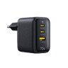 Baseus GaN EnerFill FE22 E0123500 70W szybka ładowarka sieciowa z 2 gniazdami USB-C PD oraz USB Baseus GaN EnerFill FE22 E0123500 70W szybka ładowarka sieciowa z 2 gniazdami USB-C PD oraz USB