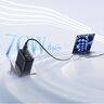 Baseus GaN EnerFill FE22 E0123500 70W szybka ładowarka sieciowa z 2 gniazdami USB-C PD oraz USB Baseus GaN EnerFill FE22 E0123500 70W szybka ładowarka sieciowa z 2 gniazdami USB-C PD oraz USB