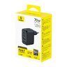 Baseus GaN EnerFill FE22 E0123500 70W szybka ładowarka sieciowa z 2 gniazdami USB-C PD oraz USB Baseus GaN EnerFill FE22 E0123500 70W szybka ładowarka sieciowa z 2 gniazdami USB-C PD oraz USB