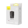 Baseus GaN3 Fast Charger 1C 30W CCGN010101 szybka ładowarka sieciowa z gniazdem USB-C