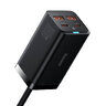 Baseus GaN3 Pro CCGP000101 100W szybka ładowarka sieciowa z 2 gniazdami USB-C PD oraz 2 gniazdami USB