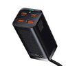 Baseus GaN3 Pro CCGP000101 100W szybka ładowarka sieciowa z 2 gniazdami USB-C PD oraz 2 gniazdami USB