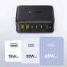 Baseus EnerFill FH21 E0120T00 120W szybka ładowarka sieciowa z 4 gniazdami USB-C PD oraz 2 gniazdami USB