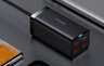 Baseus GaN3 Pro CCGP000101 100W szybka ładowarka sieciowa z 2 gniazdami USB-C PD oraz 2 gniazdami USB