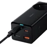 Baseus GaN3 Pro PSZM000901 65W szybka ładowarka sieciowa z 2 gniazdami USB-C PD, 2 gniazdami USB oraz AC
