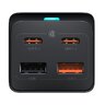Baseus GaN3 Pro PSZM000901 65W szybka ładowarka sieciowa z 2 gniazdami USB-C PD, 2 gniazdami USB oraz AC