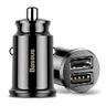 Baseus Grain C8-K CCALL-ML01 3.1A ładowarka samochodowa z dwoma gniazdami USB