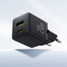 Baseus Palm P10111608113-01 20W szybka ładowarka sieciowa z gniazdem USB + USB-C PD 3.0 + kabel 1m