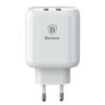 Baseus Bojure BS-EUQC01 CCALL-AG02 QC3.0 23W Quick Charge 3.0 szybka ładowarka sieciowa z 2 gniazdami USB Baseus Bojure BS-EUQC01 CCALL-AG02 QC3.0 23W Quick Charge 3.0 szybka ładowarka sieciowa z 2 gniazdami USB