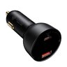 Baseus TZCCZX-01 100W szybka ładowarka samochodowa z gniazdem USB QC3.0 oraz USB-C PD 3.0 PPS