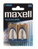 bateria alkaliczna Maxell Alkaline 6LR61 / 9V - 2 sztuki