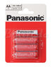 4 x bateria cynkowo-węglowa Panasonic R6 AA (blister)