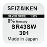 bateria srebrowa mini Seizaiken / SEIKO 301 / SR43SW / SR43