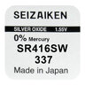 bateria srebrowa mini Seizaiken / SEIKO 337 / SR416SW