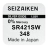 bateria srebrowa mini Seizaiken / SEIKO 348 / SR421SW