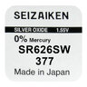 bateria srebrowa mini Seizaiken / SEIKO 377 / SR626SW / SR66