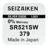 bateria srebrowa mini Seizaiken / SEIKO 379 / SR521SW / SR63