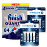 Baterie everActive Pro Alkaline 240szt LR6 / AA, 240szt LR03 / AAA + Kapsułki Finish Quantum 84 sztuk