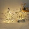 Dekoracja gwiazdy BAT modee 40cm WARM 120LED ML-C4033