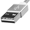 dwustronny kabel micro USB 1m ADATA srebrny