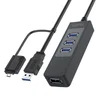 Hub USB 3.1 / micro USB OTG 4-portowy Unitek Y-3046A