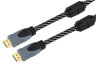 Kabel Libox HDMI-HDMI 3m (1.4v) w oplocie nylonowym