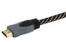 Kabel Libox HDMI-HDMI 3m (1.4v) w oplocie nylonowym