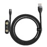 Kabel przewód 3w1 USB - USB-C, Lightning, micro USB magnetyczny 100cm Baseus Zinc CA1T3-BG1 Quick Charge do 5A