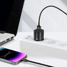 Kabel przewód pleciony USB - Lightning / iPhone everActive CBB-0.3IB 30cm z obsługą szybkiego ładowania do 2,4A czarny