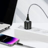 Kabel przewód pleciony USB - Lightning / iPhone everActive CBB-2IG 200cm z obsługą szybkiego ładowania do 2,4A szary