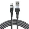 Kabel przewód pleciony USB - micro USB everActive CBB-1MG 100cm z obsługą szybkiego ładowania do 2,4A szary