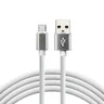 Kabel przewód silikonowy USB - micro USB everActive CBS-1.5MW 150cm z obsługą szybkiego ładowania do 2,4A biały