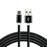 Kabel przewód silikonowy USB - USB-C / Typ-C everActive CBS-1CB 100cm z obsługą szybkiego ładowania do 3A czarny